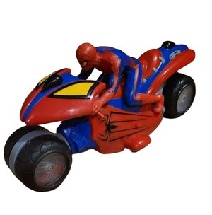 Amazing Spider-Man U-command Motorcycle w/ Remote Cotrol. Voice, Sounds, Lights